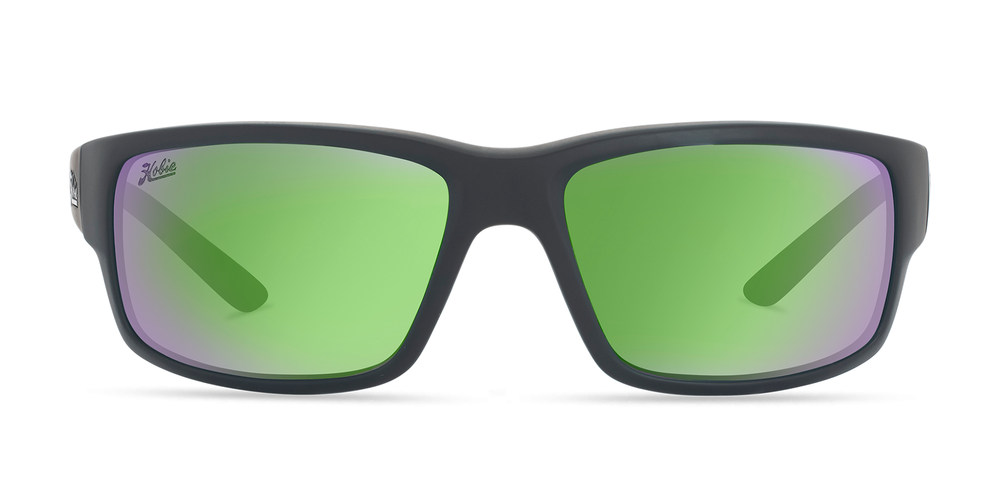 Hobie Snook Sunglasses(Satin Black, Copper/Sea Green Mirror)